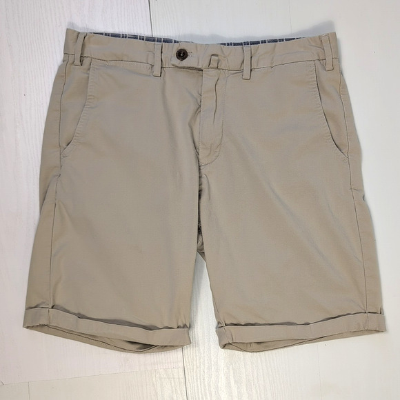 Gant Other - GANT Men's W31 Beige Chino Shorts Casual Cotton Stretch Flat Front Classic